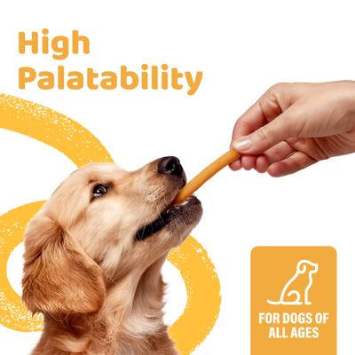 Show full view: iPaw Turkey Meat with Duck Liver Thin Sticks Gluten-Free Adult Soft & Chew Dog Treats, 3.53-oz bag slide 6 of 7