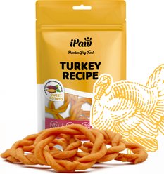 iPaw Turkey Meat with Sweet Potato Rings Gluten-Free Adult Soft & Chew Dog Treats, 3.88-oz bag