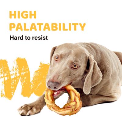 Show full view: iPaw Turkey Tendon Rings Gluten-Free Adult Dehydrated Dog Treats, 1.69-oz bag slide 5 of 7