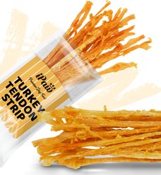 iPaw Turkey Tendon Strips Gluten-Free Adult Dehydrated Dog Treats, 2.99-oz bag