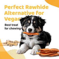 iPaw Sweet Potato Chews Vegan Adult Dehydrated Dog Treats, 3.53-oz bag slide 2 of 8