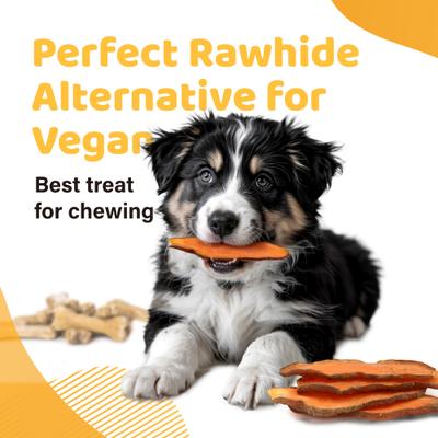 Show full view: iPaw Sweet Potato Chews Vegan Adult Dehydrated Dog Treats, 3.53-oz bag slide 5 of 7