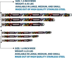 Buckle-Down Marvel Comics Guardians of the Galaxy Character Pose Dog Collar, Small: 13 to 17-in neck, 1.5-in wide slide 2 of 8