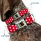 Show in main carousel: Buckle-Down Minnie Mouse Polka Dot Polyester Seatbelt Buckle Dog Collar, Small: 9 to 15-in neck, 1-in wide slide 2 of 10