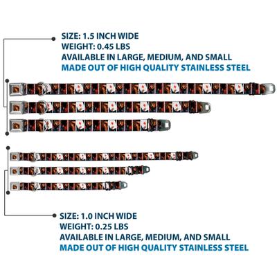 Show full view: Buckle-Down Marvel Comics X Men Gambit Cards Pose Blocks Dog Collar, Large: 20 to 31-in neck, 1.5-in wide slide 4 of 9