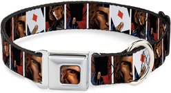 Buckle-Down Marvel Comics X Men Gambit Cards Pose Blocks Dog Collar, Large: 15 to 24-in neck, 1-in wide