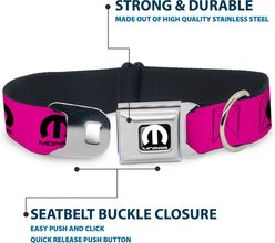 Buckle-Down Mopar Logo Dog Collar, Small: 9.5 to 13-in neck, 1-in wide slide 2 of 8