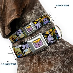 Buckle-Down Marvel Comics Thanos Comic Scene Blocks Dog Collar, Large: 20 to 31-in neck, 1.5-in wide slide 2 of 8