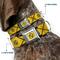 Show in main carousel: Buckle-Down The Wizarding World of Harry Potter Hufflepuff Crest Plaid Dog Collar, Medium: 16 to 23-in neck, 1.5-in wide slide 2 of 8