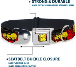 Buckle-Down Marvel Comics The Invincible Iron Man Dog Collar, Medium: 11 to 16.5-in neck, 1-in wide slide 2 of 8