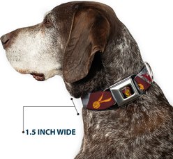 Buckle-Down Warner Bros. Harry Potter Gryffindor Quiditch Ball Dog Collar, Medium: 11 to 16.5-in neck, 1-in wide slide 2 of 8