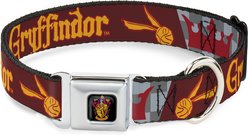 Buckle-Down Warner Bros. Harry Potter Gryffindor Quiditch Ball Dog Collar, Medium: 11 to 16.5-in neck, 1-in wide