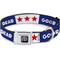 Show in main carousel: Buckle-Down Grateful Dead Good Ol Grateful Dead Text & Stars Dog Collar, Small: 9.5 to 13-in neck, 1-in wide slide 1 of 9
