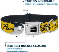 Buckle-Down Peanuts Worldwide LLC Peanuts Gang Since 1950 Good Grief Group Pose Dog Collar, Medium: 11 to 16.5-in neck, 1-in wide slide 2 of 8