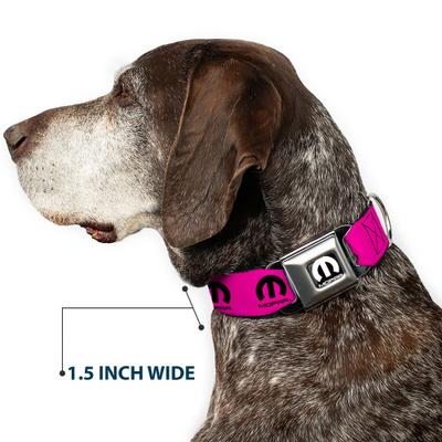 Show full view: Buckle-Down Mopar Logo Dog Collar, Large: 20 to 31-in neck, 1.5-in wide slide 7 of 8