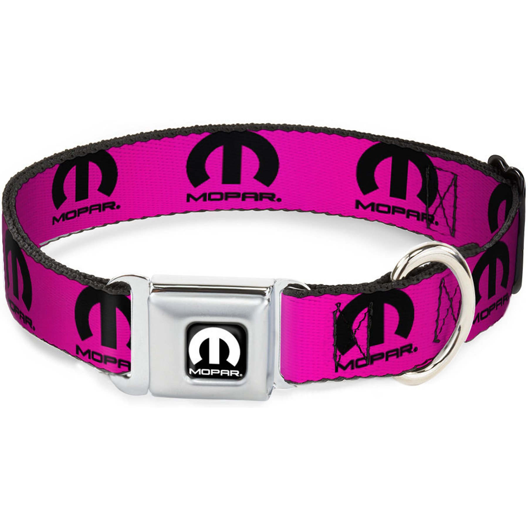 Buckle-Down Mopar Logo Dog Collar, Small: 13 to 17-in neck, 1.5-in wide