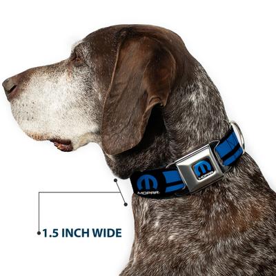 Show full view: Buckle-Down Mopar Logo Stripe Dog Collar, Small: 13 to 17-in neck, 1.5-in wide slide 7 of 8