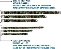 Buckle-Down Looney Tunes Marvin the Martian 4 Poses Galaxy Dog Collar, Small: 13 to 17-in neck, 1.5-in wide slide 2 of 8
