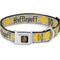 Show in main carousel: Buckle-Down Warner Bros. Harry Potter Hufflepuff Stars Argyle Plaid Dog Collar, Large: 15 to 24-in neck, 1-in wide slide 1 of 8