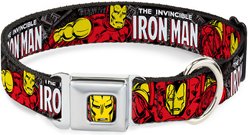 Buckle-Down Marvel Comics The Invincible Iron Man Dog Collar, Small: 13 to 17-in neck, 1.5-in wide