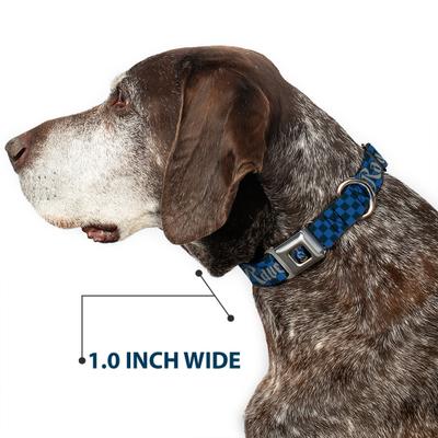 Show full view: Buckle-Down Warner Bros. Harry Potter Ravenclaw Checker Dog Collar, Small: 9.5 to 13-in neck, 1-in wide slide 6 of 8