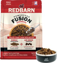 Redbarn Powerfood Fusion Air Dried Grain-Free Land Beef & Lamb Recipe Kibble Blend Dry Dog Food, 3.5-lb bag