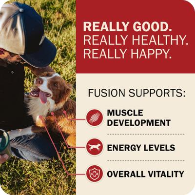 Show full view: Redbarn Powerfood Fusion Air Dried Grain-Free Land Beef & Lamb Recipe Kibble Blend Dry Dog Food, 3.5-lb bag slide 3 of 10