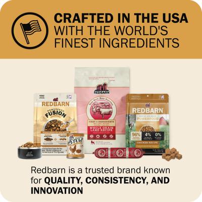 Show full view: Redbarn Powerfood Fusion Air Dried Whole Grain Sky Chicken & Turkey Recipe Kibble Blend Dry Dog Food, 3.5-lb bag slide 9 of 10