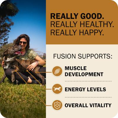 Show full view: Redbarn Powerfood Fusion Air Dried Grain-Free Sky Chicken & Turkey Recipe Kibble Blend Dry Dog Food, 3.5-lb bag slide 3 of 10