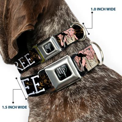 Show full view: Buckle-Down Warner Bros. Dobby Is Free Dog Collar, Large: 20 to 31-in neck, 1.5-in wide slide 3 of 9