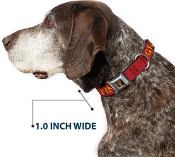 Buckle-Down The Wizarding World of Harry Potter Gryffindor Crest Dog Collar, Medium: 16 to 23-in neck, 1.5-in wide slide 2 of 8
