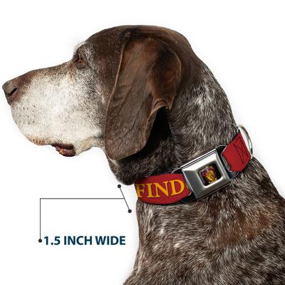Show full view: Buckle-Down The Wizarding World of Harry Potter Gryffindor Crest Dog Collar, Small: 9.5 to 13-in neck, 1-in wide slide 8 of 9