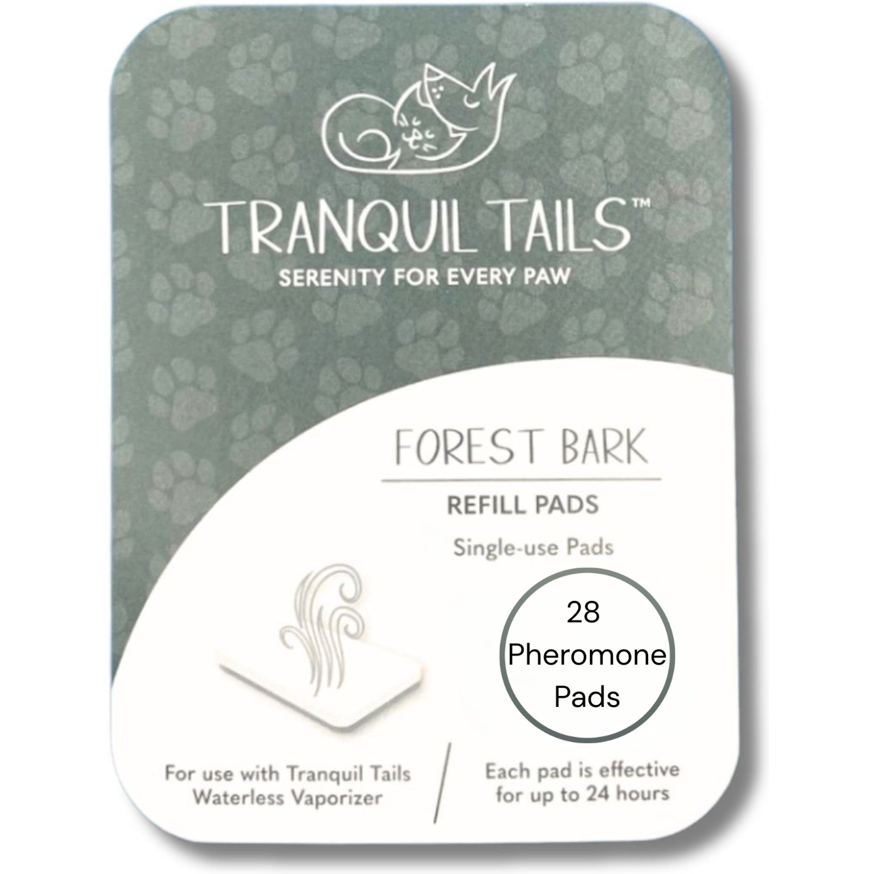Tranquil Tails Forest Bark Calming Pheromone Diffuser Refill Pads for Dogs, 28 count