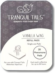 Tranquil Tails Vanilla Wag Calming Pheromone Diffuser Refill Pads for Dogs, 28 count