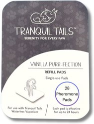 Tranquil Tails Vanilla Purr-Fection Calming Pheromone Diffuser Refill Pads for Cats, 28 count