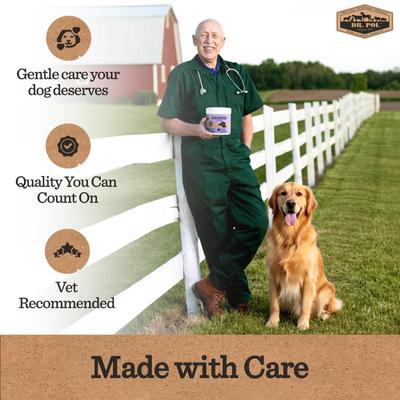 Show full view: Dr. Pol Hypoallergenic Oatmeal Scented Dog & Cat Tear Stain Remover Grooming Wipes, 100 count slide 3 of 7