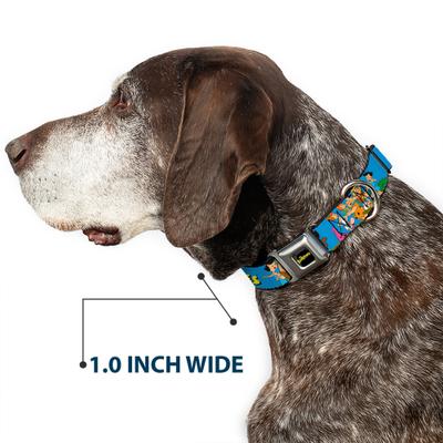 Show full view: Buckle-Down The Flintstones & Rubbles Group Pose Dog Collar, Large: 20 to 31-in neck, 1.5-in wide slide 6 of 8