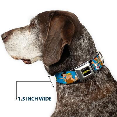 Show full view: Buckle-Down The Flintstones & Rubbles Group Pose Dog Collar, Large: 20 to 31-in neck, 1.5-in wide slide 7 of 8