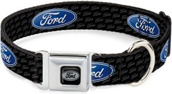 Buckle-Down Ford Oval Text Dog Collar, Small: 13 to 17-in neck, 1.5-in wide