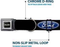 Buckle-Down Ford Oval Logo Dog Collar, Medium: 11 to 16.5-in neck, 1-in wide slide 2 of 8