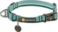 Ruffwear Web Reaction Reflective Dog Collar, River Rock Green, 23 to 26-in neck, 1-in wide