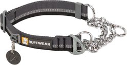 Ruffwear Chain Reaction Reflective Dog Collar, Basalt Gray, Medium: 14 to 20-in neck, 1-in wide