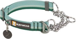 Ruffwear Chain Reaction Reflective Dog Collar, River Rock Green, Large: 20 to 26-in neck, 1-in wide