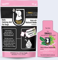 Relax Dog Daily Calming Aid for Small Size Dogs, 0.24-fl oz pouch, 30 count