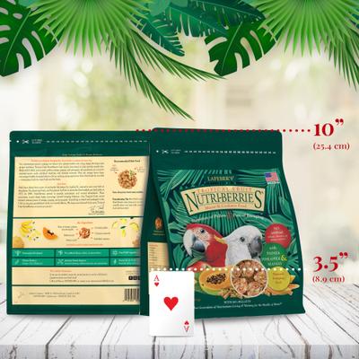 Show full view: Lafeber Tropical Fruit Nutri-Berries Macaw & Cockatoo Food, 3-lb bag slide 4 of 9