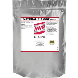 Med-Vet Pharmaceuticals (MVP) Natural E 5000 Pellets Horse Supplement, 3-lb