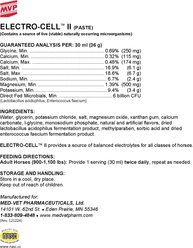 Med-Vet Pharmaceuticals (MVP) Electro-Cell Paste Horse Electrolyte Supplement, 60-mL syringe slide 2 of 6