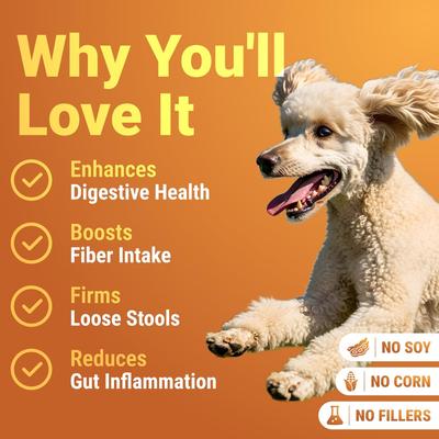 Show full view: Wuffwell Pumpkin Digestive Aid Supplement Powder, 2-oz slide 4 of 11