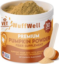 Wuffwell Pumpkin Digestive Aid Supplement Powder, 2-oz