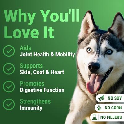 Show full view: Wuffwell Super Greens Supplement Powder for Dogs, 2-oz slide 4 of 11